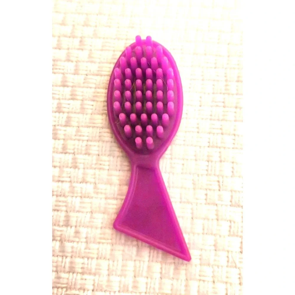Bratz Doll Pink Plastic Hair Brush Replacement Accessory Star Logo Part